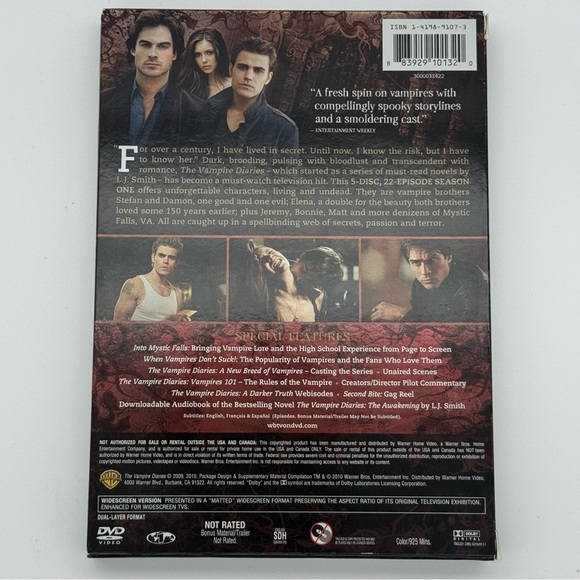 The Vampire Diaries Complete First Season DVD - Picture 2 of 6